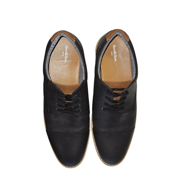 Goodfellow & Co Men's Black Derby Dress Shoe Size 10 - Picture 5 of 6